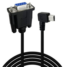 USB to RS232 Serial Adapter USB Mini 5 Pin Male to DB9 9 Pin Female picture