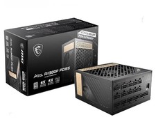 MSI MEG Ai1300P PCIe5 1300W 80 Plus Platinum Power Supply - Black picture