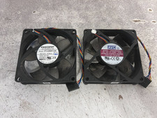 Lot of 2 Dell 12V Case Fans 80 x 20 OptiPlex SFF 7010 7020 790 9010 9020 725Y7 picture