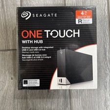 Seagate One Touch Hub 4TB External Hard Drive USB-C USB 3.0 STLC4000400 New picture