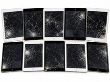 Lot of 10 Apple iPad 5th Generation Gen WIFI A1822 Unlocked Cracked Screens picture
