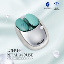 LOFREE Bluetooth 2.4G wireless Mouse Petal Pride of Peacock Limited Edition Mice picture