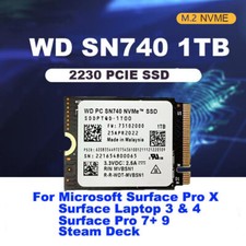 NEW 1TB WD SN740 M.2 2230 SSD NVMe PCIe For Microsoft Surface Pro 7+ Steam Deck picture