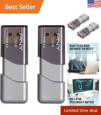 Ultra-Lightweight 128GB USB 3.0 Flash Drive 2-Pack - Perfect for Data Transfer picture