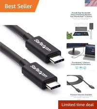 2m Thunderbolt 3 Cable - 20Gbps, 4K Support, USB-C Compatible for All Devices picture