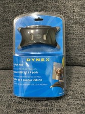 Dynex DX-4P2H 4-Port USB 2.0 Hub External Splitter Multi-Port – Brand New Sealed picture