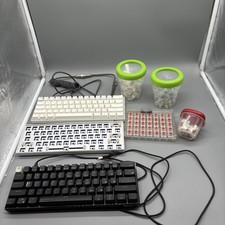 Lot Of 3 RK61 Mechanical Keyboards Plus Extra Keys picture