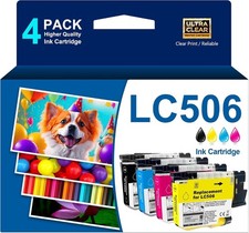 LC506 Ink 4-Pack for Brother MFC-J4355DW MFC-J4555DW MFC-J4557DW CMYK picture
