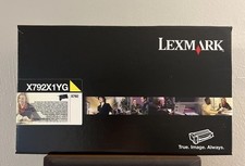 Genuine Lexmark X792 Yellow High Yield Toner Cartridge X792X1YG NEW SEALED picture