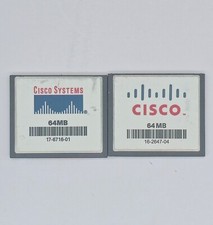 Cisco 64MB Flash Card 16-2647-02 Compact Flash x2 (Lot of 2) picture