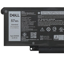 Genuine 57Wh WW8N8 Battery for Dell Latitude 7340 7350 7440 7450 7640 7650 86D0Y picture