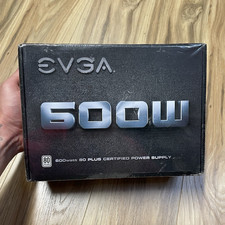 EVGA 600W 80 PLUS Certified ATX Power Supply Active PFC 600 W1 100-W1-0600-K1 picture