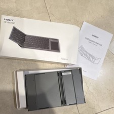 Inateck KB06101 Wireless Foldable Keyboard w/ Touchpad QWERTY Aluminum Gray picture
