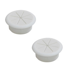 2 Pcs 2 Inch (50Mm) Cable Grommet, Flexible Desk Hole Cover picture