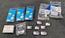 Lot of Keystone Jacks Phone Modules On-Q Leviton FutureSmart RJ-25 CAT 5E picture