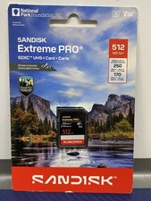 New SanDisk Extreme Pro 512GB SDXC UHS-I V30 National Park Edition 250MB/s picture
