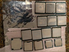 Tested Pulls, 15 Lot of Xeon CPUs — from Dell servers, tested, perfect LGA pads. picture