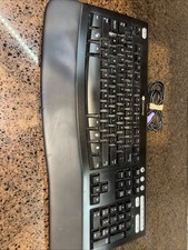 Gateway KB-0532 Elite PS2 Keyboard Black Ergonomic picture