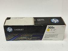 Genuine HP 305A CE412A Yellow Toner Cartridge OEM New * See Pictures * picture