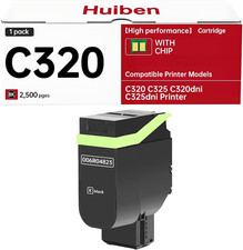 Black Toner Cartridge 006R04823 Compatible with Xerox C320 / C325 Printer picture