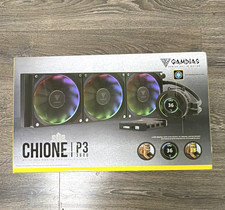 GAMDIAS CHIONE P3 360U 360mm AIO Liquid CPU Cooler 120mm ARGB Black picture