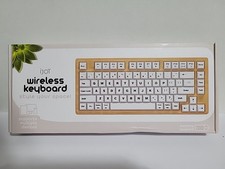 iJoy Wireless Wooden Keyboard - Open Box picture