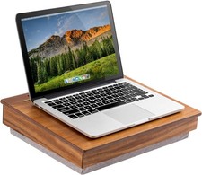 Schoolhouse Lap Desk - Natural Acacia Wood Built-in Storage picture