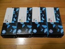 2026 GENUINE SET 4 HP 728 300ml CARTRIDGE F9J68A/F9K15A/F9K16A/F9K17A T730 SEALE picture