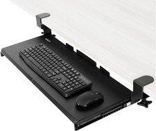 VIVO Large Keyboard Tray Under Desk Pull Out with Extra Sturdy 27 inch, Black  picture