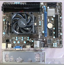 MSI MS-7721 FM2-A55M-E33 Micro-ATX Motherboard with CPU, RAM, FAN, I/O Shield picture