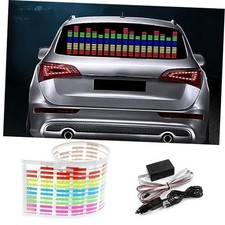 Sound Music Activate Sensor Car Auto Sticker LED Light 45x11 cm Multicolor picture
