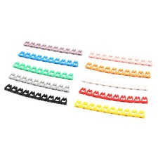 10 PCS 0-9 Coded Clip-on Plastic Colorful Cable Identification Wire Marker picture