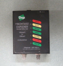 Digi Fiber Twist Duplexer Model mil 140 10-BaseFL to 10-BaseT Converter picture