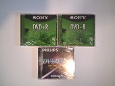 2 Sony DVD+R/ 1 Philips DVD + RW 120 Min., 4.7 GB NEW picture