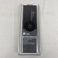 SIIG Silent Portable Notebook Cooler Compact Lightweight USB Powered New In Pack picture