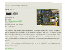 VEGA Video-7 inc.✔️RETRO✔️8-Bit ISA EGA Graphics Card✔️Vintage 1987 picture