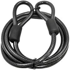 Heavy-Duty 12mm Security Cable, Vinyl Coated Steel 4ft-30ft picture