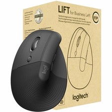 Logitech Lift for Business Left, Vertical Ergonomic Mouse - Left-handed, picture