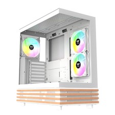 Thermaltake View 270 Plus WS ARGB Snow Mid Tower Chassis (ca-1y7-00m6wn-ws) picture