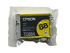 New SEALED Genuine Epson TO884 88 Yellow Ink Cartridge picture