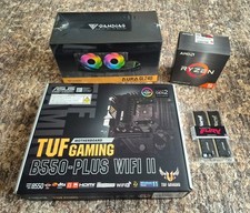 Ryzen 5 5500 CPU + ASUS TUF Gaming B550-Plus Wifi II + 16GB Ram+240mm AIO Bundle picture