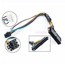 24 to 6 Pin Power Supply Adapter Cable for HP Elite 8100 8200 8300 & Z220 Z240 picture