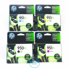 4-PACK HP GENUINE 950XL Black & 951XL Color Ink OFFICEJET PRO 8630 SEALED Boxes picture
