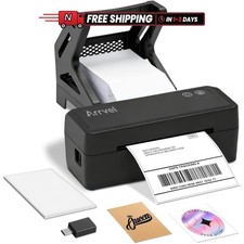 Arrvel A42BT Bluetooth Thermal Label Printer with Stand 4x6 Shipping Labels picture