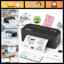 Wireless Bluetooth Thermal Shipping Label Printer - 4x6 Label Maker, Fast & Comp picture