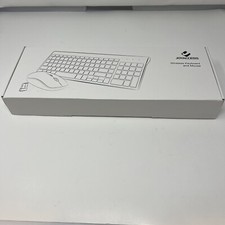 Wireless Keyboard and Mouse,J JOYACCESS 2.4G white picture