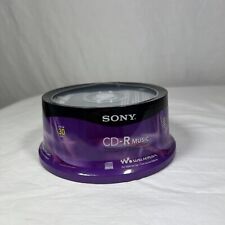 (NEW) 🔥 Sony Blank Music CD-R CDR 80min Digital Audio 30 Pack Media Disc picture