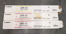 Genuine Canon GPR-30 (M M Y) Toner Set C5045 C5051 C5250 C5255 New Open Box picture