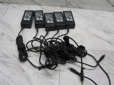 Lot of 5 Delta ADP-65JH 19V 3.42A AC Power Supply Adapters Mini Yellow Tip picture