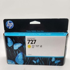 HP 727 Yellow Original DesignJet Ink Cartridge B3P21A picture